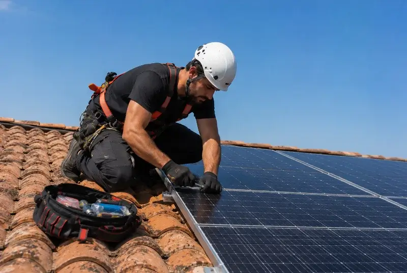 Maintenance et monitoring de panneaux solaires à Ceyzérieu