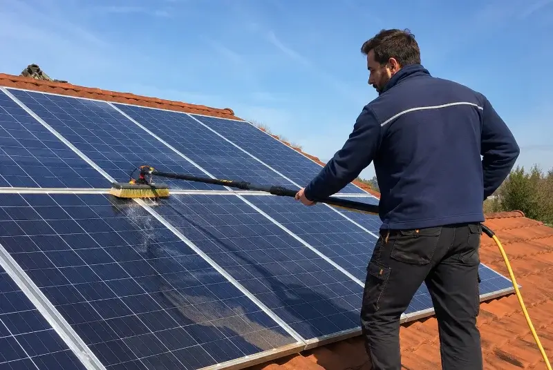 Nettoyage et entretien de panneaux solaires à Ceyzérieu